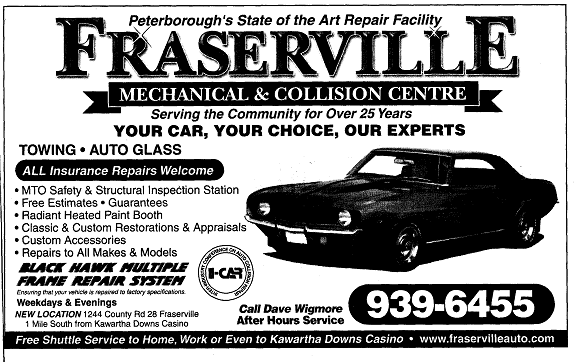 Fraswerville Mechanical & Collision Centre